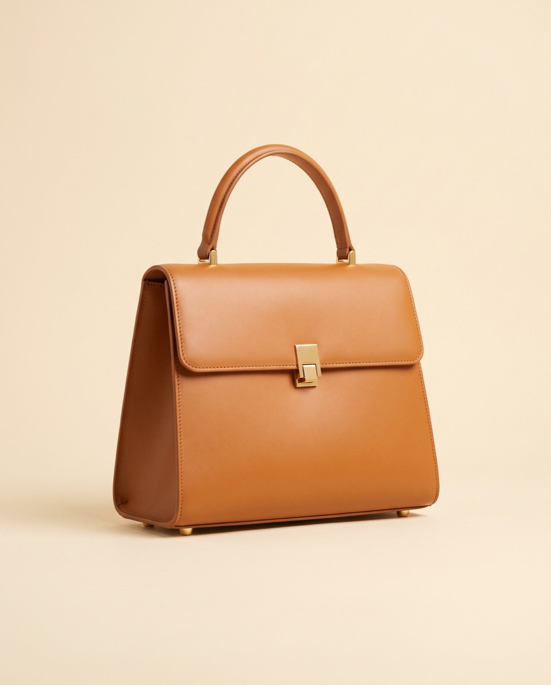 Prada Tan Structured Handbag — Purses & handbags