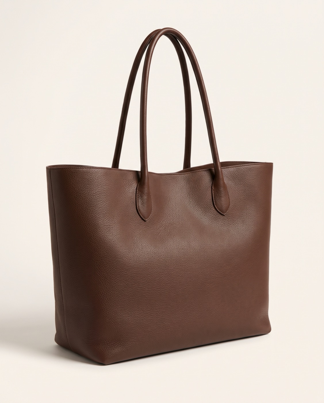 Bottega Veneta Chocolate Pebbled Tote — Totes